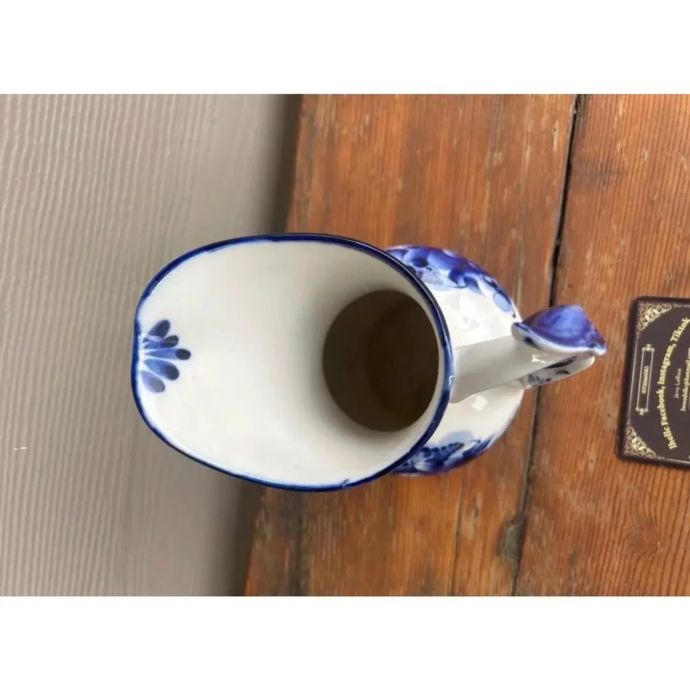 Russian Gzhel Pitcher